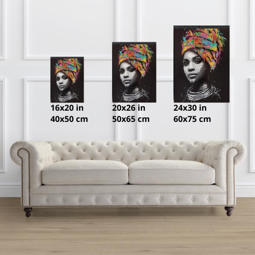 watercolor style - Photo to Custom Paint by Numbers