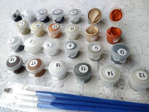 underpaint style - Photo to Custom Paint by Numbers